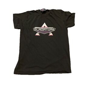 AMERICAN GLADIATORS‎ (2008) T Shirt Black Faded L NBC Experience Store